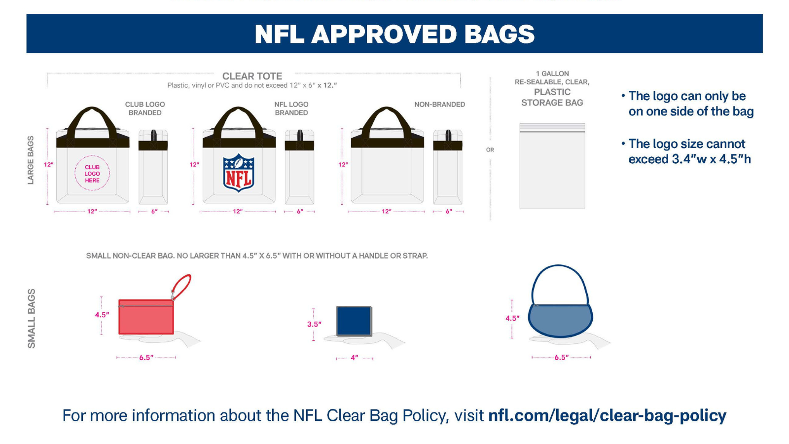 clear bag policy examples